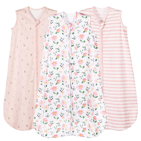 PHF Soft Baby Sleep Sack 0-6 Months 100% Cotton Baby Wearable Blanket,