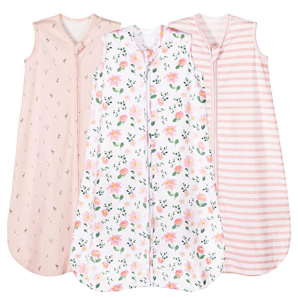 PHF Soft Baby Sleep Sack 0-6 Months 100% Cotton Baby Wearable Blanket,
