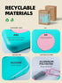 Eraecho Baby Wipes Dispenser for Stroller & Diaper Bag, Refillable Portable Tissue Case, Waterproof Travel Wipes