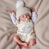 20 Inches 3+ BABESIDE Reborn Baby Doll Girl, Realistic Sleeping Newborn with Cloth Body & Vinyl Limbs, Lifelike Real