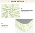 miaozhen 1 Pack 52x28 Cotton Baby Crib Sheets Soft Comfy Cute White Animal Elephants Green Muslin Crib Bedding