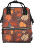 HCBPWVQA Fall Diaper Bag with Changing Pad and Pacifier Holder, Multifunction Laptop Backpack