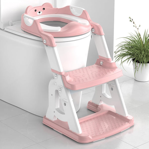 MeuLife Potty Training Seat, Upgrade 2 in 1 Potty Training Toilet for Toddler,