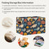 CWUPZAY 1 Pack Fish with Salmon Storage Basket Canvas Fabric Collapsible Storage Bins Box Organizer Waterproof for Home