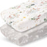 Pobibaby - 2 Pack Premium Changing Pad Cover - Ultra-Soft Jersey Knit,