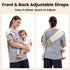 25-60 lbs Baby Carrier Newborn to Toddler, Baby Sling Carrier, Toddler Carrier with Adjustable Straps, Soft Padded