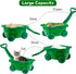 Wheelbarrow Set 2 3+Years Duckura Kids - Gardening Tools for Kids with Shovel, Rake, Trowel, Outdoor Yard Lawn Digging