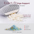 Momcozy Memory Foam Portable Pregnancy Pillow W Shaped Maternity Great Support for Side Sleepers, Adjustable Travel