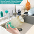 Electric Baby Bottle Brush With Holder, Stainless Steel Automatic Cleaner With Extension Handle, Sponge, Silicone Water