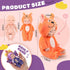 Hanaive 4 Pcs 4 Inch Mini Baby Dolls Lifelike Realistic Baby Dolls Animal Clothes Cute Tiny Babies Gifts for Kids Birthday Baby Shower (Novelty Style)