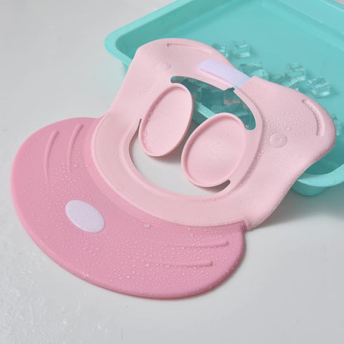 Baby shower cap shampoo visor shield hat kids bath Washing Hair rinser Prevents Water from Pooling in Face