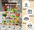 Jollcnoia Orchid Mini Flower Potted Bonsai Building Toy Blocks Particle Flower Botanical