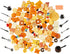 NWFashion 112PCS Miniature Dessert Pastry Toy Food Cake Topper Charms for Scrapbooking (Bread)
