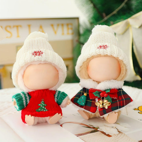 17cm Set 2 17cm Set Christmas Clothes for Lu bubu Dolls(No Doll) Accessories Stylish Kawaii Festive Christmas Tree