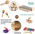 Set LOOIKOOS Toddler Musical Instruments, Eco Friendly Music for Kids Preschool Educational, Natural Wooden Percussion