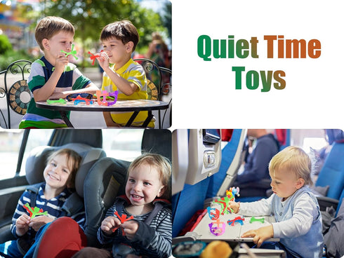 BlissfulTie 30 Updated Magnetic Toys for Kids in Robot Shape, Creativity Fidget Magnets, Magnet Men for Travel Toys