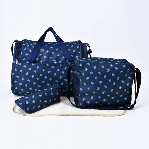 Decours 4Pieces Set Set Oxford Fabric Baby Diaper Bag Baby Diaper Ideal For Travel Shopping Or Walks Pram