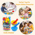 RAEQKS Counting Sorting Dinosaur Toys Montessori Sensory Matching Toy with Bowls, Preschool Learning Activities