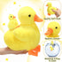5 Pieces Duck Stuffed Animals Set, Big Mommy Duck with 4 Little Baby Plush Toys, Soft Family Plush Set (Yellow Duck)