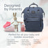 Backpack Backpack Kiddycare Diaper Bag | Baby Diaper Bags with Changing Station for Mom | Multipurpose Waterproof