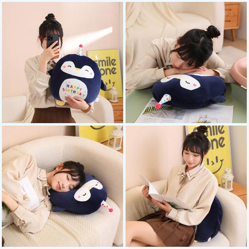 Litence Adorable Penguin Plush Toy - Happy Birthday Gift for Kids