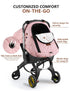 Sprouterie Cozy Car Seat Cover Baby Winter: Carseat Canopy for Babies Infant Cold Weather Shield with Zipper Peeping