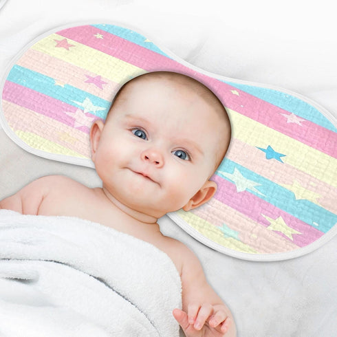 YEGAME Set 1 11 22 Inch Muslin Baby Burp Cloths of - Star Super Absorbent Cotton Burping Rags Soft Baby Washcloths