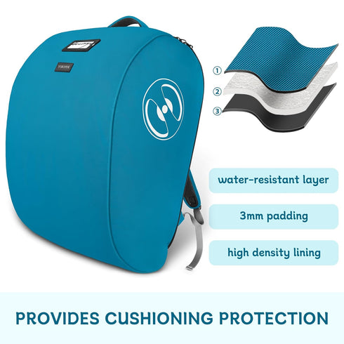 YOREPEK Padded Car Seat Travel Bag for Airplane, Compatible with Doona, Fit for Evenflo Shyft DualRide without Base