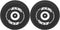 VGEBY 2PCS High Wear Resistance RC Rear Tires, High Grip Rubber for WL Toys 1/12 Remote Control Car