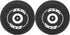 VGEBY 2PCS High Wear Resistance RC Rear Tires, High Grip Rubber for WL Toys 1/12 Remote Control Car