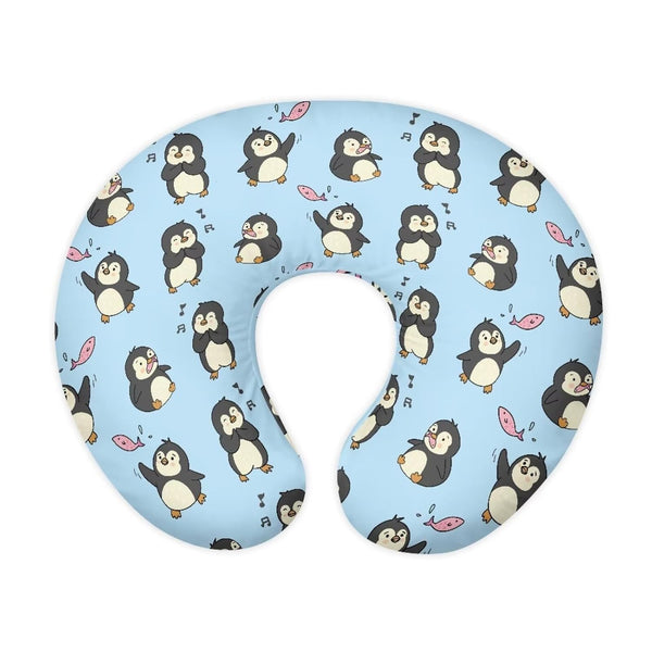Kathyboom Penguins Nursing Pillowcase for Maternity Mom, Durable Ultra Soft Breastfeeding Pillowcase for