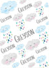 WolfeDesignPDD Custom Blanket, Newborn Gift, Rain Clouds Baby Blanket, Personalized Baby Blanket, Swaddle