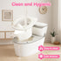TOSGN 3-in-1 6 Toddler Potty Training Toilet, for Ages Months+, Realistic Potty Training Seat with Flushing Sound