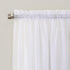 No. 918 Emily Sheer Voile Rod Pocket Curtain Panel, 59" x 120", White