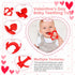 0-36 Valentines Heart Baby Teething Toys for Babies Months, Easy for Little Hands to Hold,Cupid Bow and Arrow Soft