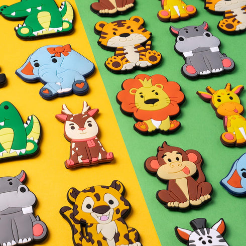 Animal Fridge Magnets for Toddlers, Educational Refrigerator Magnets for Kids, Cute Cartoon Animals Gift for Fridge