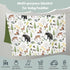 30 40 HawSkgFub Forest Woods Animal Friends Mink Baby Blankets Dotted Backing Boy Girl Shower Gift, Bear Deer Fox