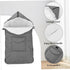 Cndiyald Winter Baby Car Seat Cover Thickened Windproof with Storage Pocket, Zippered Infant Carrier Protector for Cold