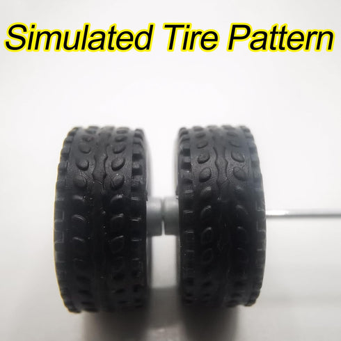 XYELKW 9 Set 1/64 1 64 3 3 1/64 Wheels for Trucks Wheels Off Road Simulation Custom Rubber Tires with Colors & Styles