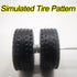 XYELKW 9 Set 1/64 1 64 3 3 1/64 Wheels for Trucks Wheels Off Road Simulation Custom Rubber Tires with Colors & Styles