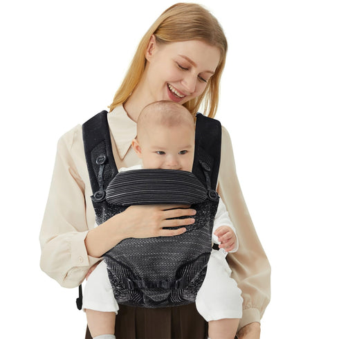 Fe Li Hua 4-in-1 8-33 360 Ergonomic Baby Carrier Newborn to Toddler - with Lumbar Support - for Children Pounds