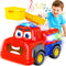Hieoby Interactive Talking Fire Truck Toy for Toddlers 1-3, Musical Toy with Realistic