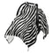 Mazeann Black Zebra Print White Car Seat Cover Baby Breathable Soft Infant Carseat