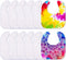 12 Pieces Sublimation Blank Baby Bibs - Printable Reusable Dribbler Bib, 30 x 27 cm, Stain Resistant