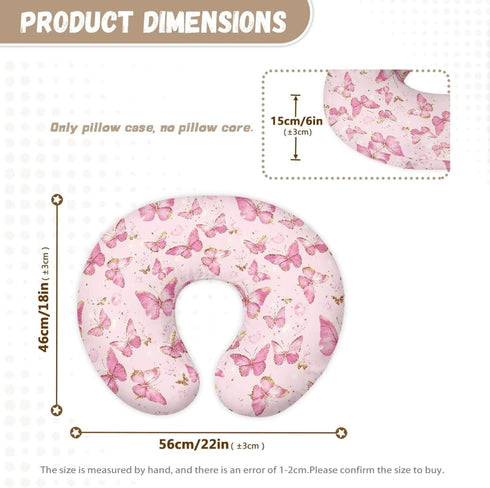 Tnasranmo Newborn Pillow Covers, Nursing Pillow Cover for Boppy Lounger Cover, Breast Feeding Pillows Case for Baby