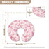 Tnasranmo Newborn Pillow Covers, Nursing Pillow Cover for Boppy Lounger Cover, Breast Feeding Pillows Case for Baby