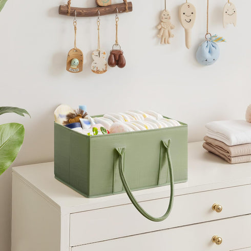 GRANNY SAYS Baby Diaper Caddy Organizer, Baby Bag for Diapers and Baby Wipes, Nurse Baskets for Changing Table, Car