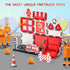 3-5 3-5, Magnetic Tiles, Firetruck Toys Years Old, Fire Trucks for Toddlers Magnetic Building Blocks for Kids, STEM