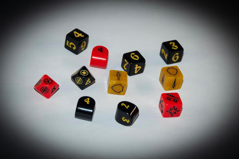 Extra Core Game Dice | Tabletop RPG Accessory | Cuboid D4 Dice