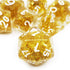 Haxtec Glitter DND Dice Set, 7PCS Polyhedral D D Dice for Roleplaying Games, Compatible with Dungeons and Dragons